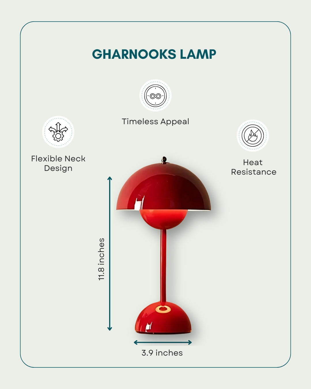 Mashroom Metal Lamp