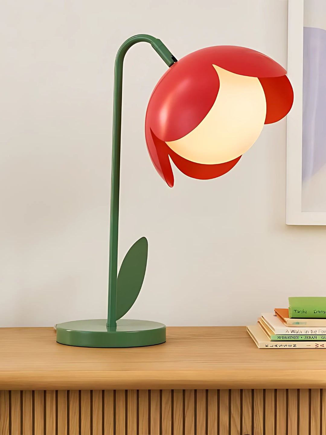 Bloom Metal Lamp – Contemporary Modern Floral Inspired Lighting, Desk Lamp