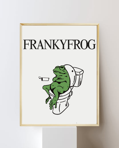 Franky Frog Bathroom Frame