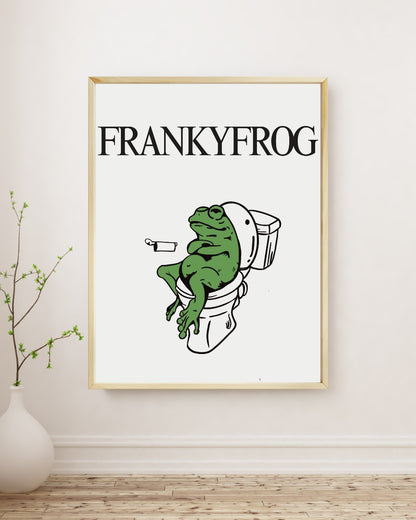 Franky Frog Bathroom Frame