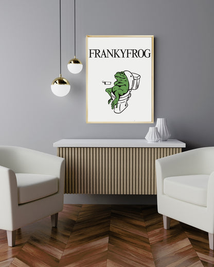 Franky Frog Bathroom Frame