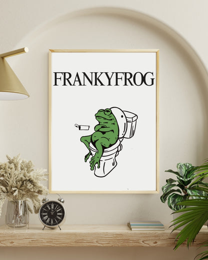 Franky Frog Bathroom Frame