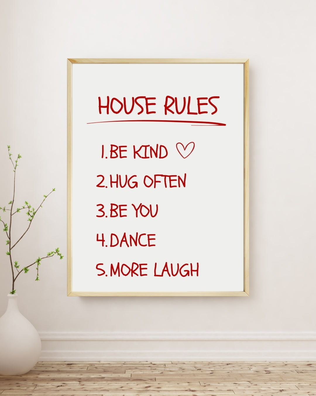 House Rules Frame