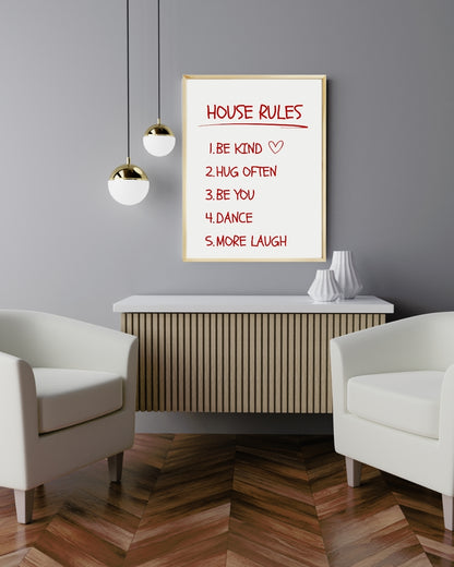 House Rules Frame