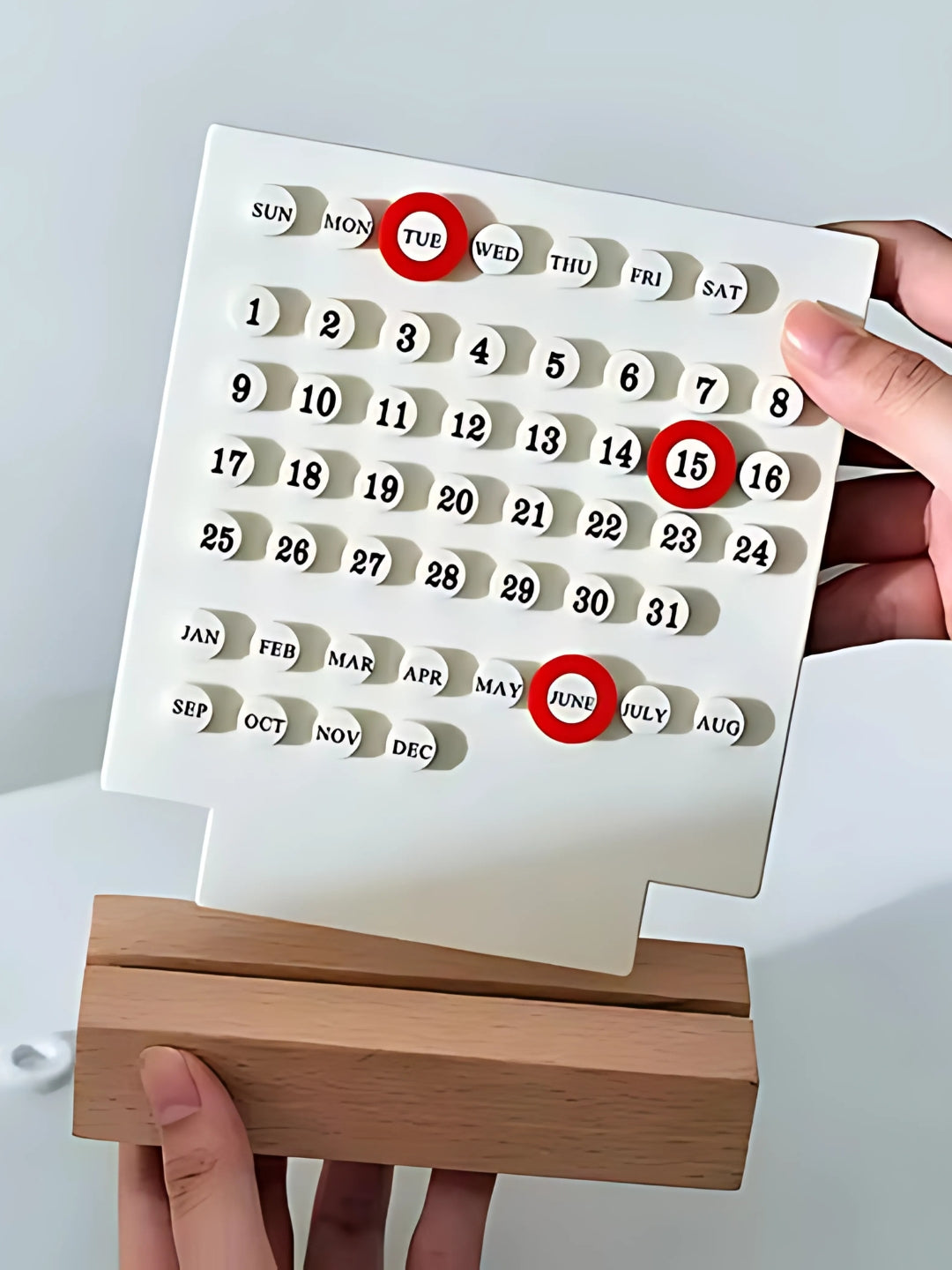 Wooden Table Calendar