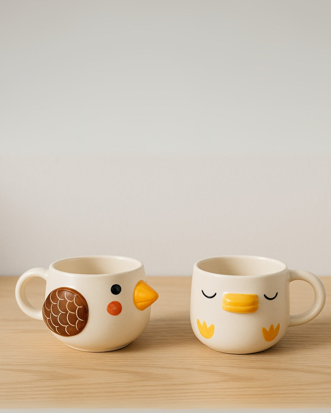 kids animal mugs collection