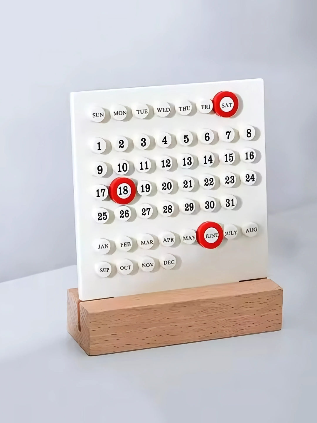 Wooden Table Calendar