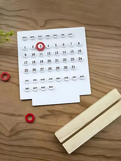 Wooden Table Calendar