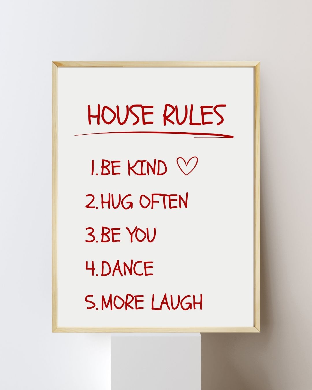 House Rules Frame