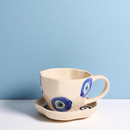 Evil Eye Mug & Dessert Plate Combo